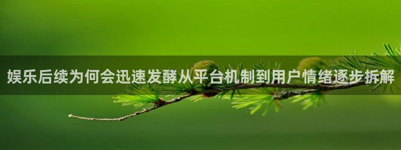 51吃瓜今日热搜榜：娱乐后续为何会迅速发酵从平台机制到用户情绪逐步拆解